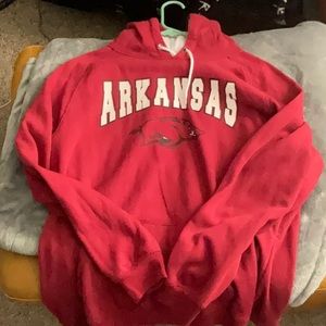 XXL Arkansas Razorback Hoodie, University of Arkansas